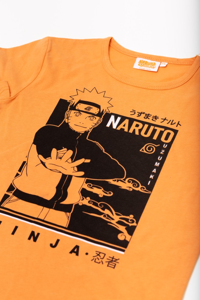 ORİJİNAL NARUTO NINJA ÇOCUK TSHIRT-1180371-ORANGE görsel 4