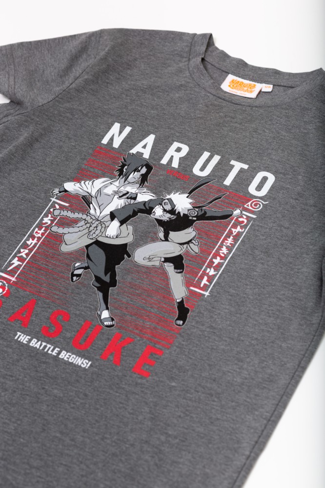 ORİJİNAL NARUTO SASUKE ÇOCUK TSHIRT-1180416-ANTRASİT görsel 3