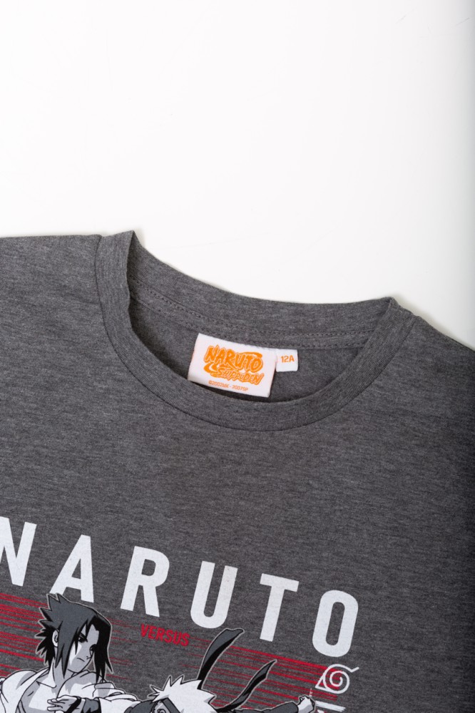 ORİJİNAL NARUTO SASUKE ÇOCUK TSHIRT-1180416-ANTRASİT görsel 4
