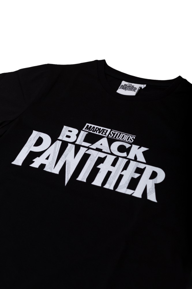 ORİJİNAL MARVEL BLACK PANTHER ERKEK TSHIRT-1230458-SİYAH görsel 3