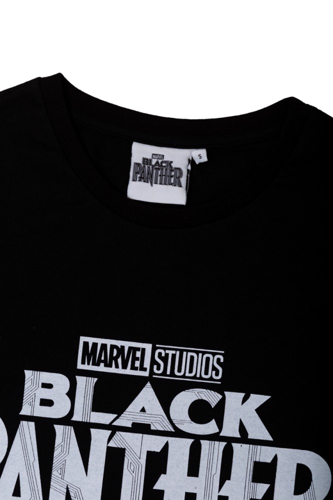 ORİJİNAL MARVEL BLACK PANTHER ERKEK TSHIRT-1230458-SİYAH görsel 4