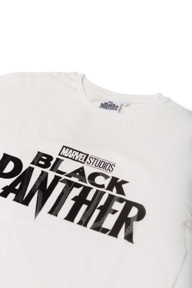 ORİJİNAL MARVEL BLACK PANTHER ERKEK TSHIRT-1230458-EKRU görsel 3