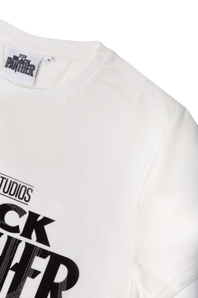 ORİJİNAL MARVEL BLACK PANTHER ERKEK TSHIRT-1230458-EKRU görsel 4