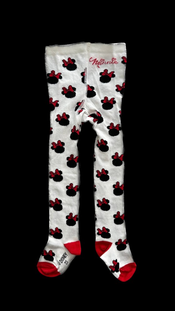 ORİJİNAL LİSANSLI DISNEY MICKEY MOUSE BEBEK KÜLOTLU ÇORAP BEYAZ TEK M004 görsel 2