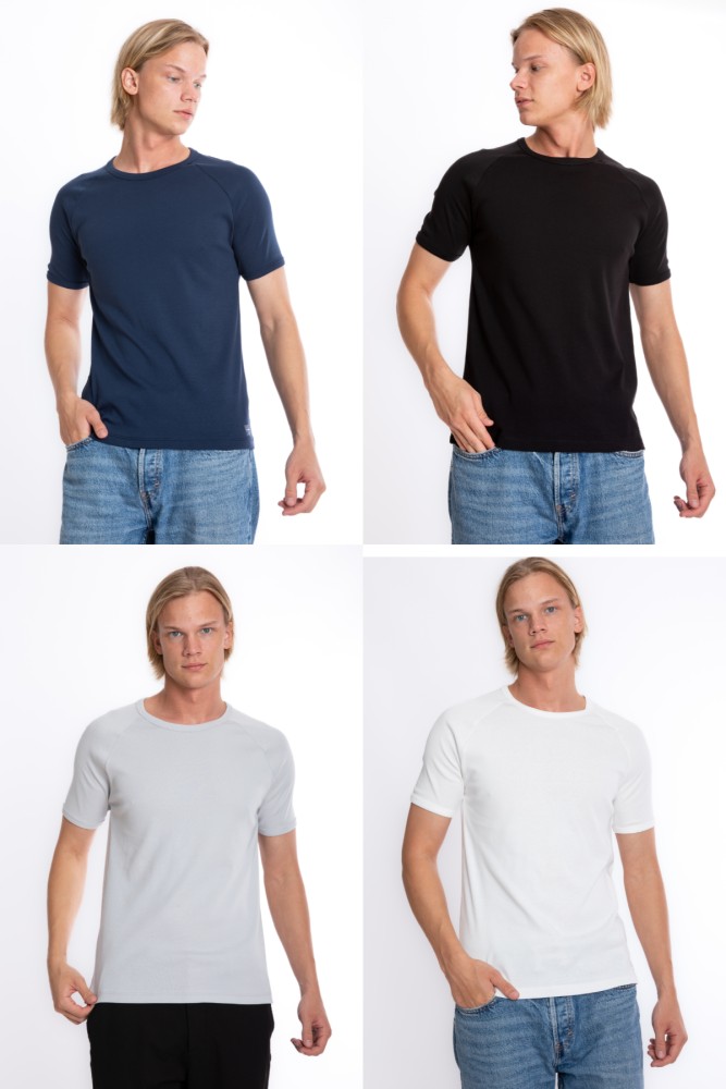 ERKEK SLIM FIT BİSİKLET YAKA BASIC TİŞÖRT 1.KALİTE  EKRU-SİYAH-GRİ-LACİVERT 4'LÜ SET S201MIX