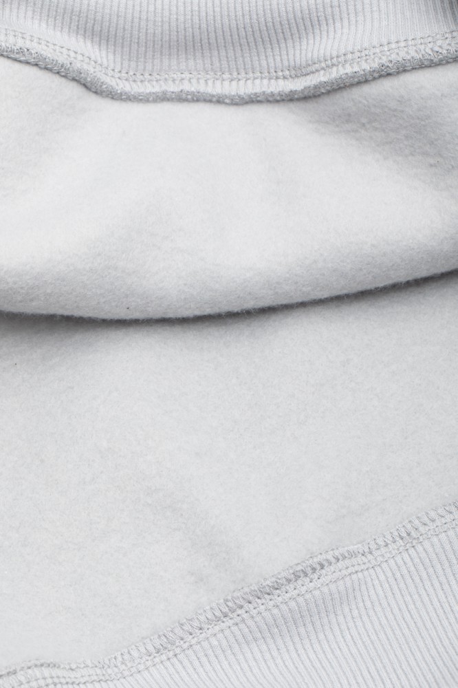 Erkek GRİ Kapüşonlu Kanguru Cepli 3 iplik Şardonlu Polarlı Sweatshirt S-204 görsel 2