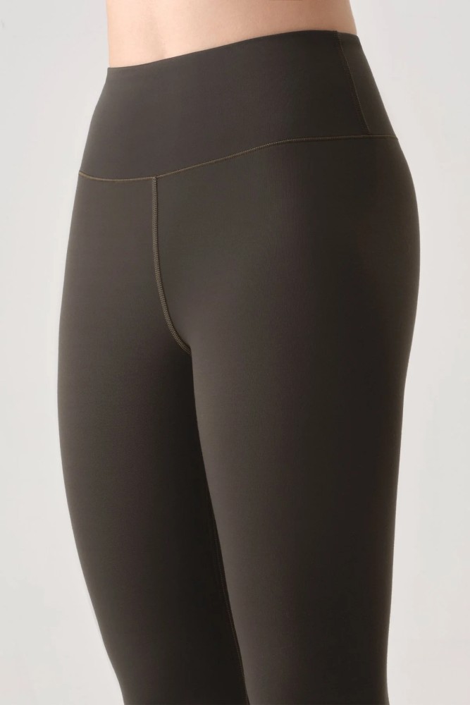Elyora High Waist Petrol Yeşil Tayt