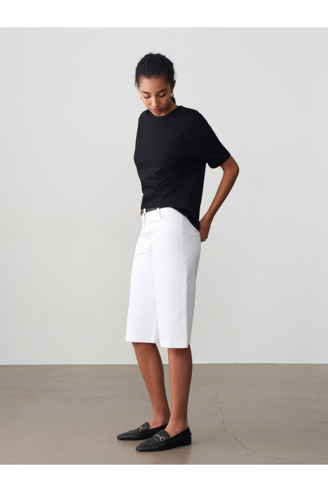 3683 Basic T-Shirt-Siyah görsel 5