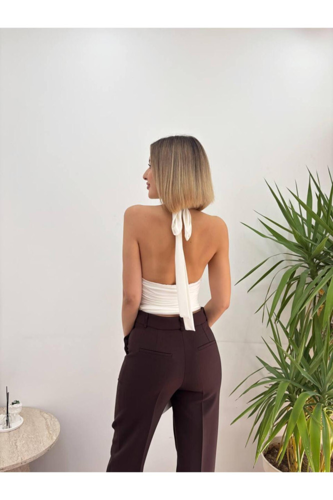 BAĞLAMALI DEKOLTELİ BLUZ görsel 3