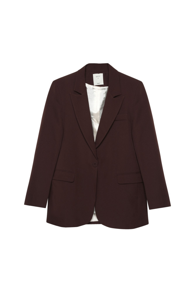 Blazer Ceket Koyu Kahve görsel 2