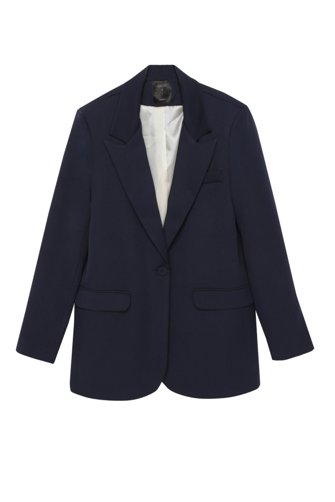 Blazer Ceket Lacivert görsel 2