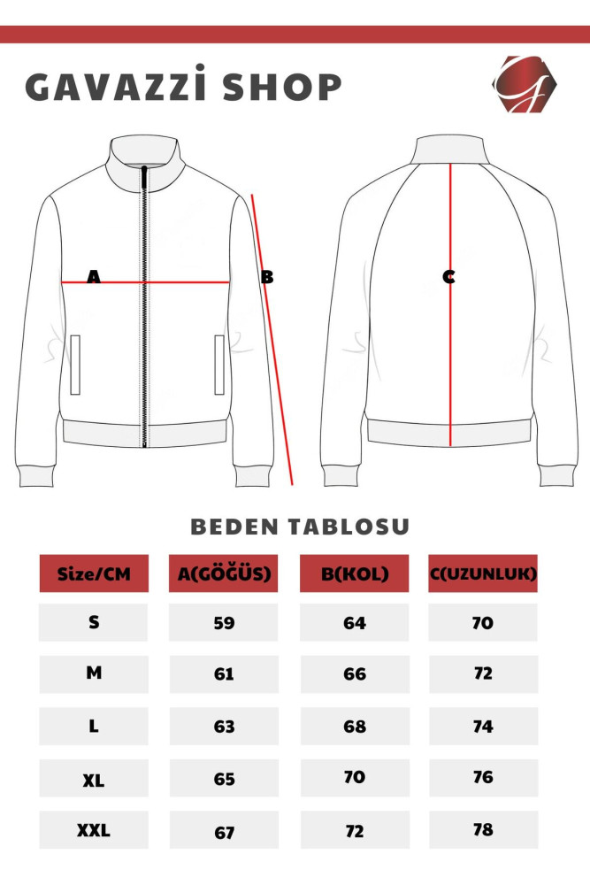 GAVAZZİ ERKEK KAŞE MONT görsel 5
