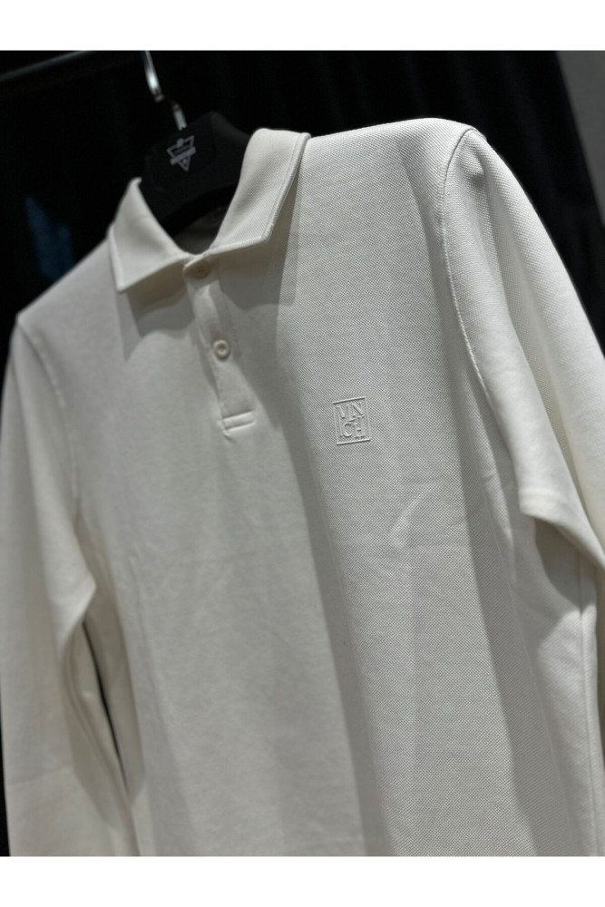 5233 MANCHE POLO YAKA BASİC SWEAT görsel 2