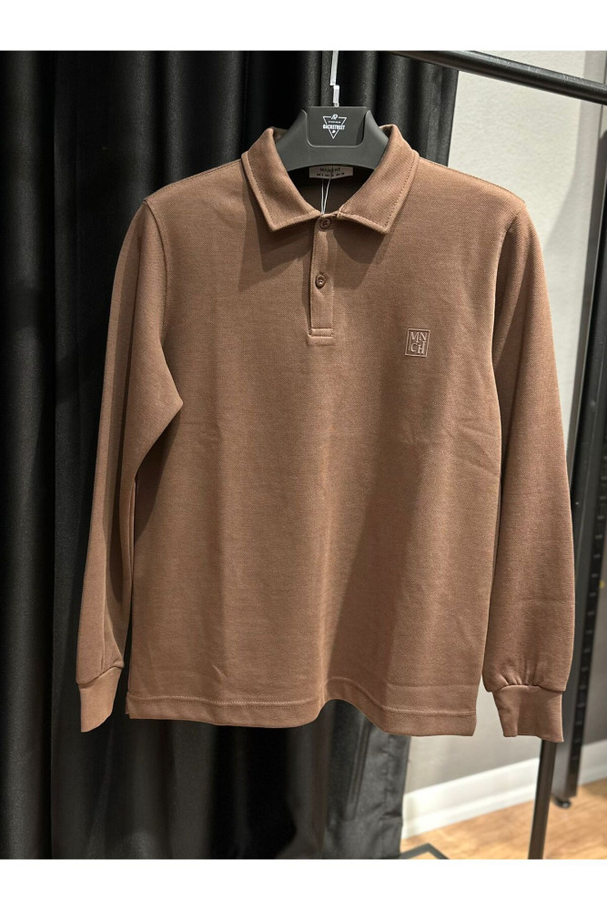 5233 MANCHE POLO YAKA BASIC SWEAT