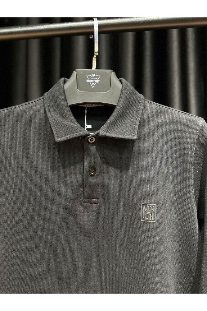 5233 MANCHE POLO YAKA BASİC SWEAT görsel 3