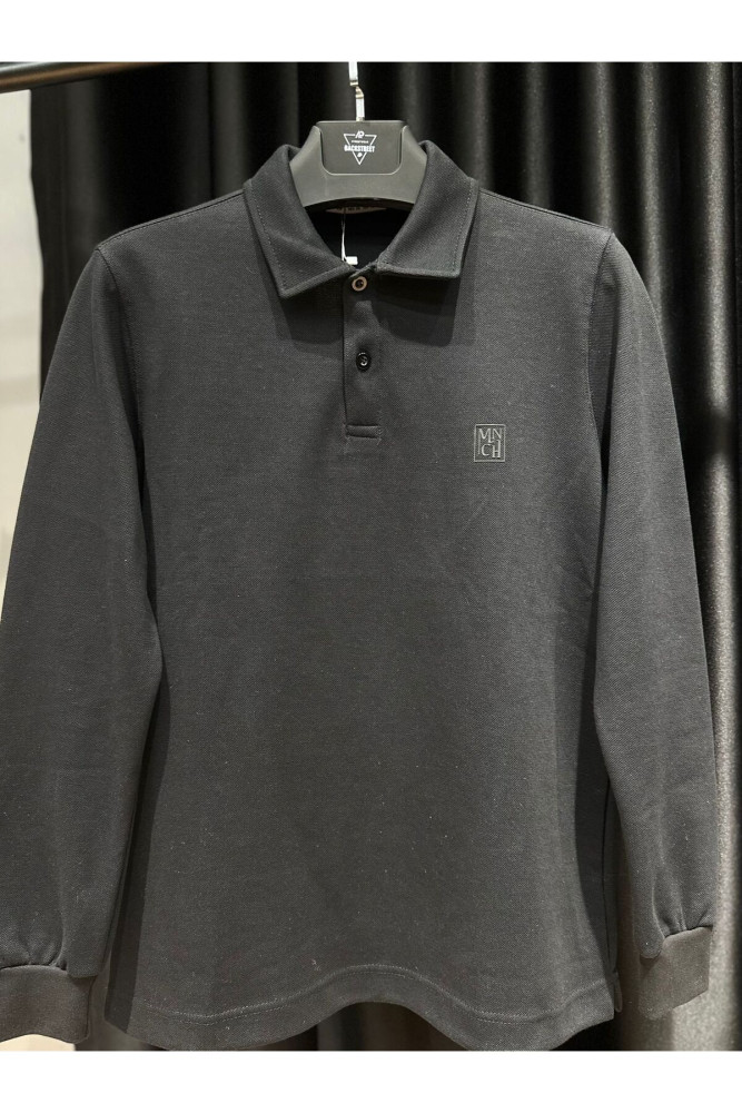 5233 MANCHE POLO YAKA BASİC SWEAT görsel 5