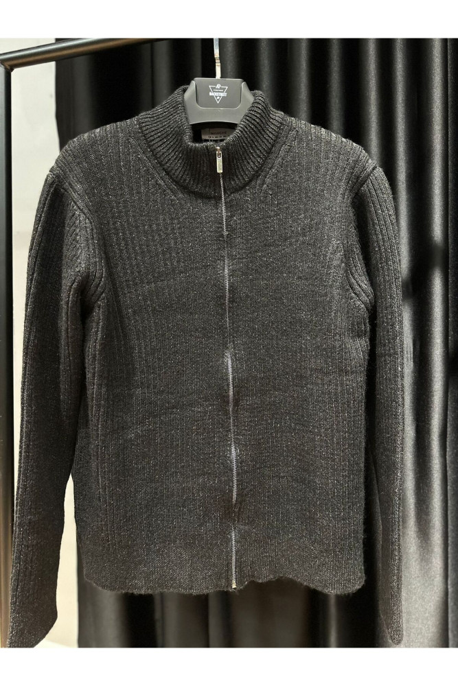 5226 MANCHE FERMUARLI TRİKO SWEAT