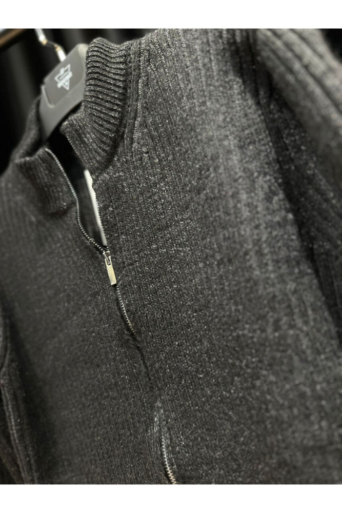 5226 MANCHE FERMUARLI TRİKO SWEAT görsel 3
