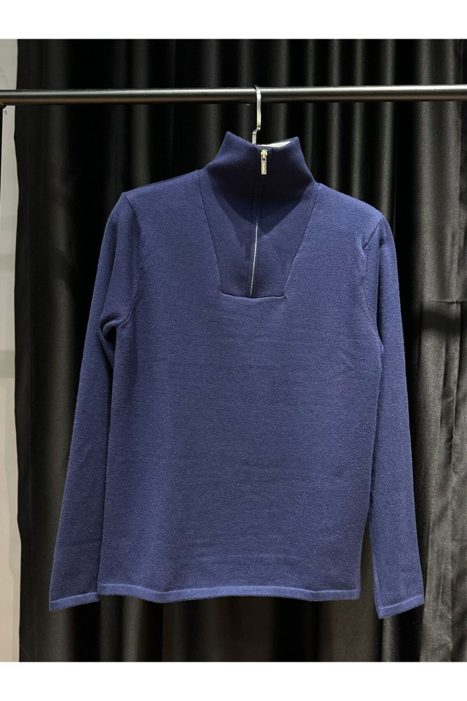 5231 MANCHE FERMUARLI TRİKO SWEAT görsel 2