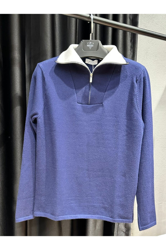 5231 MANCHE FERMUARLI TRİKO SWEAT görsel 4