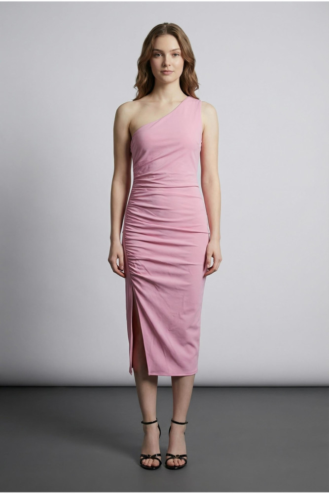 Kadın Elbise 31847 PEMBE görsel 5