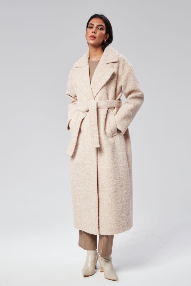 KADIN BUKLET KASE OVERSIZE KABAN