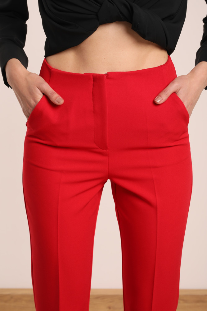YAKE CEPLİ KUMAŞ PANTOLON görsel 4