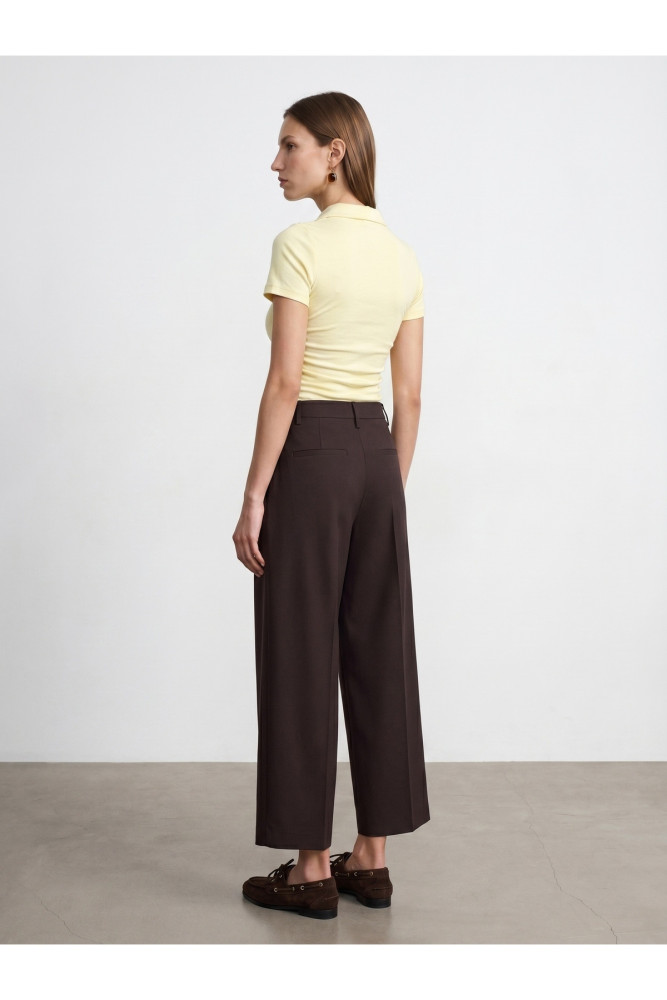 32614 Polo Yaka Top-Açık Sarı görsel 2