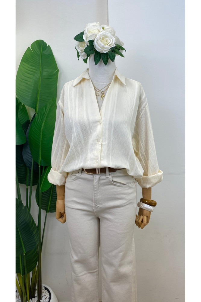 TRANSPARAN GÖMLEK görsel 3