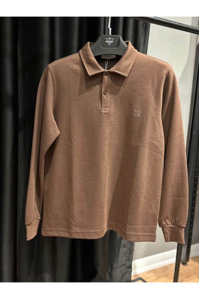 5233 MANCHE POLO YAKA BASIC SWEAT