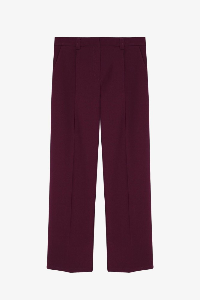 Quzu Kadin Mor Havuç Pantolon Pantolon 26KPNT00911-Mürdüm