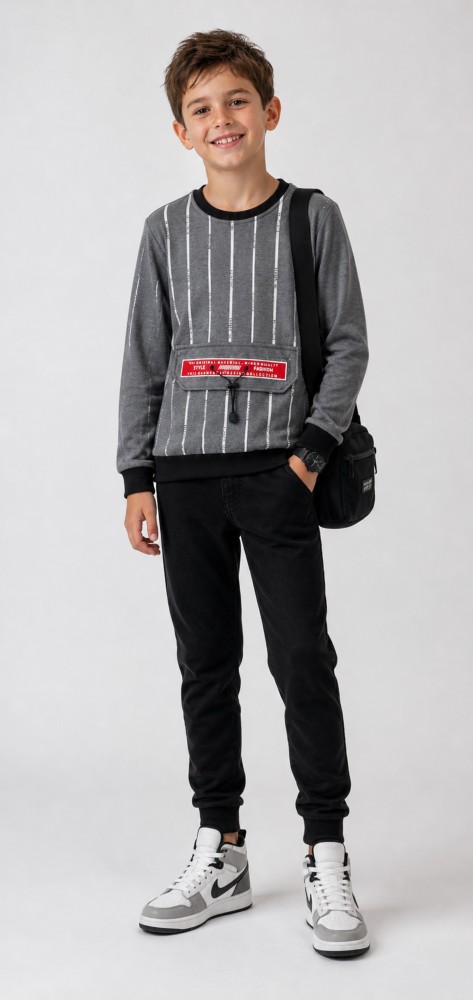 Erkek Çocuk Antrasit Sweatshirt