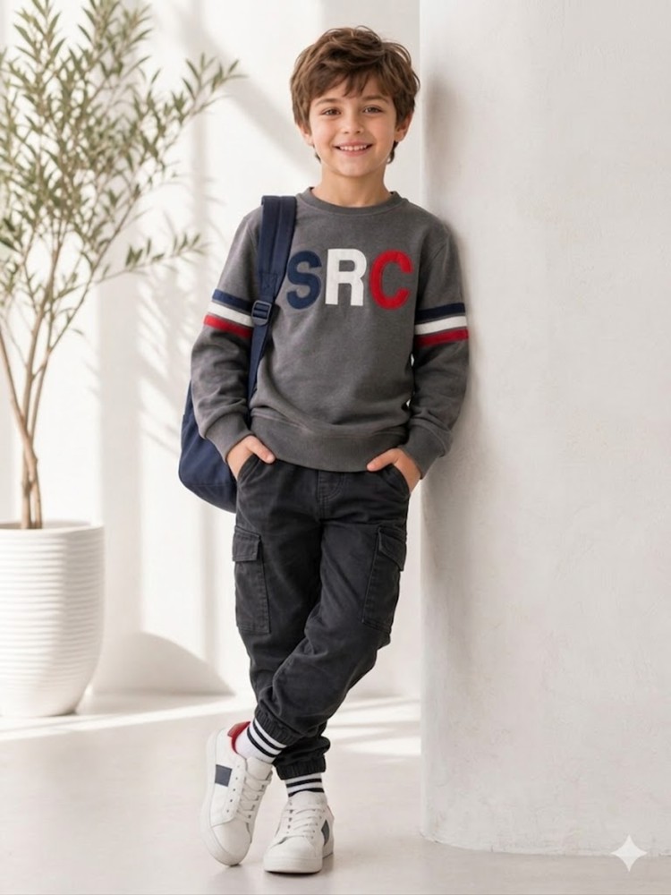 Erkek Çocuk Antrasit Sweatshirt görsel 2