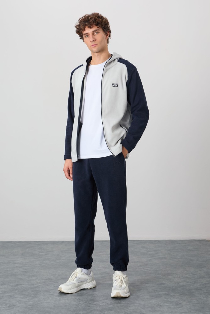 Erkek Gri Polar Sweatshirt görsel 2