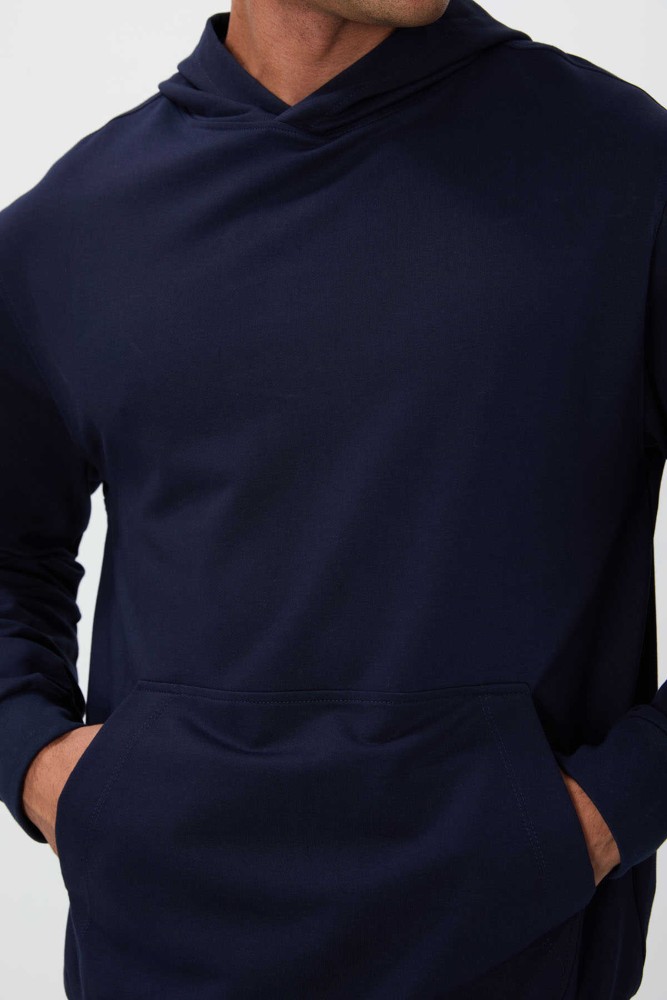 Erkek Lacivert Sweatshirt görsel 3