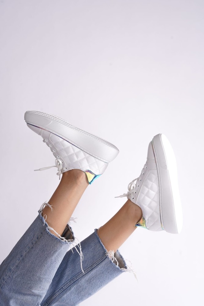 Kadın Beyaz Sneaker Spor Ayakkabı görsel 4