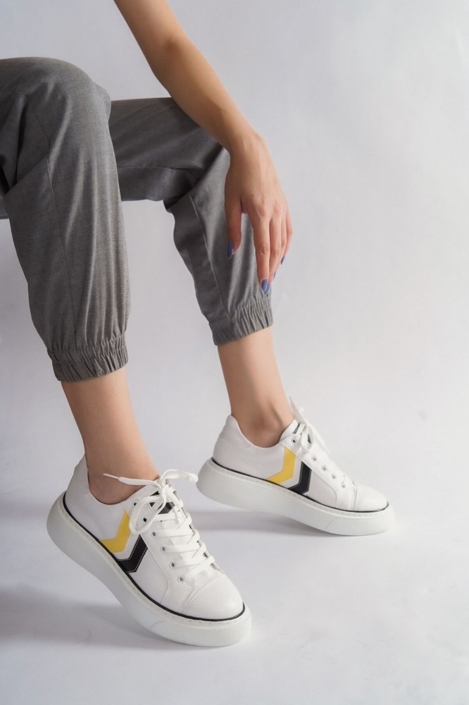 Kadın Beyaz Sneaker Spor Ayakkabı görsel 3