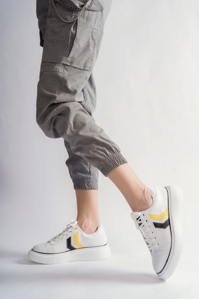 Kadın Beyaz Sneaker Spor Ayakkabı görsel 4