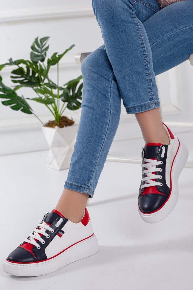 Kadın Lacivert Sneaker Spor Ayakkabı