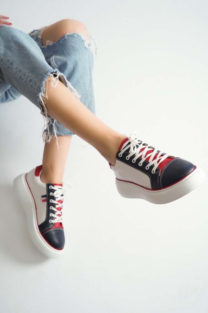 Kadın Lacivert Sneaker Spor Ayakkabı görsel 2