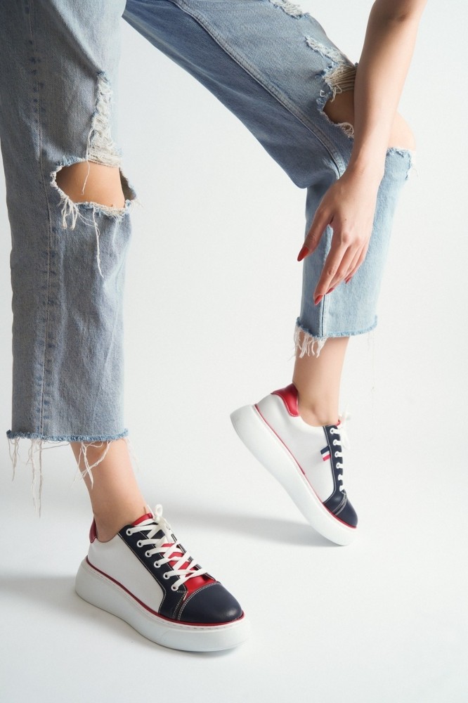 Kadın Lacivert Sneaker Spor Ayakkabı görsel 3