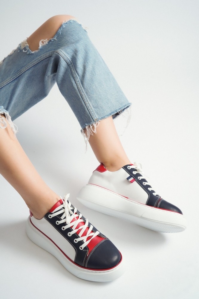 Kadın Lacivert Sneaker Spor Ayakkabı görsel 4