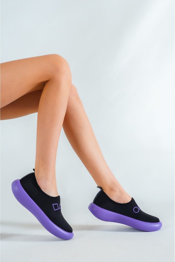 Kadın Mor Sneaker Spor Ayakkabı görsel 2