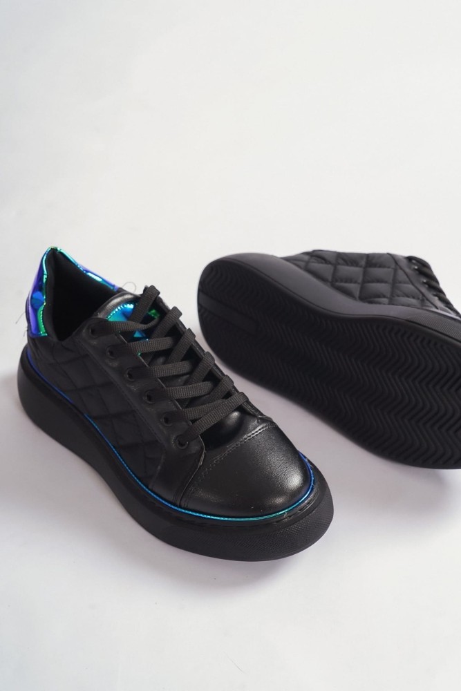 Kadın Siyah Sneaker Spor Ayakkabı görsel 4