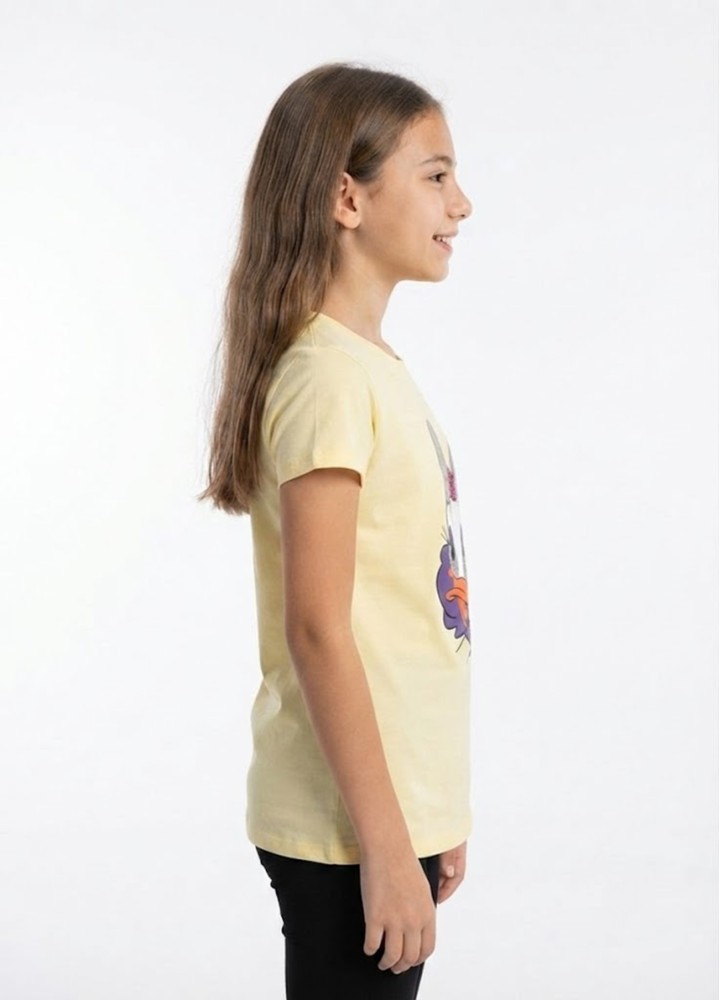 Kız Çocuk Sarı T-Shirt görsel 2