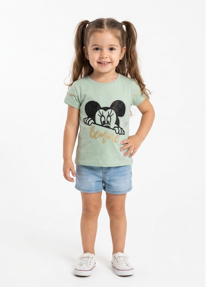 Kız Çocuk Yeşil T-Shirt
