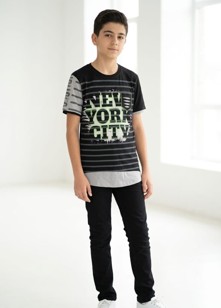 Erkek Çocuk Siyah T-Shirt