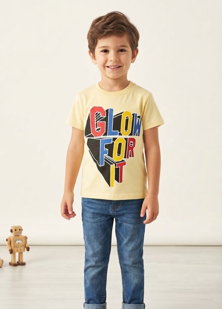 Erkek Çocuk Sarı T-Shirt