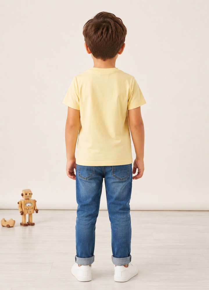 Erkek Çocuk Sarı T-Shirt görsel 3