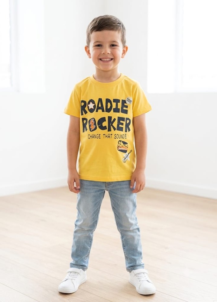 Erkek Çocuk Sarı T-Shirt